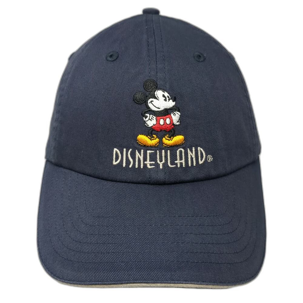 Disneyland Resort Baseball Cap Blue One Size Mickey Mouse Embroidered Hat